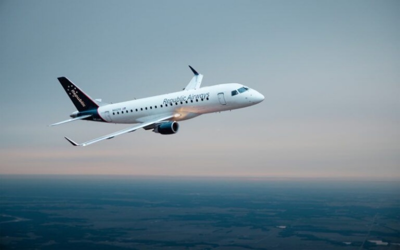 Exportação de 16 aeronaves Embraer E175 para os EUA: Republic Airways reforça parceria estratégica com R$ 2,1 bilhões do BNDES