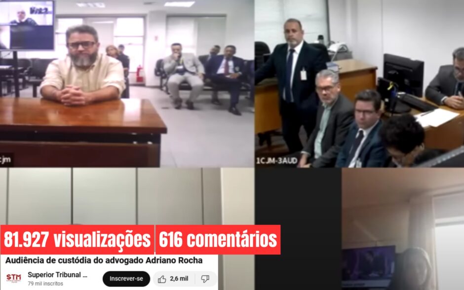 Como o canal do Superior Tribunal Militar viralizou vídeo improvável e se tornou mural de reclamações: advogado preso ganha status de herói em meio a crise midiática da Marinha