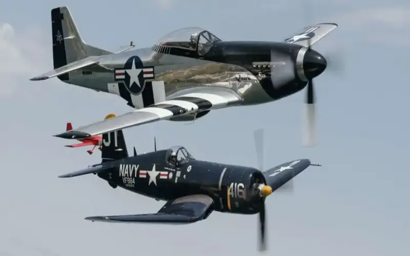 Histórica disputa entre Corsair e Mustang: como a Marinha dos EUA testou o F4U e provou sua superioridade sobre o P-51 da USAF