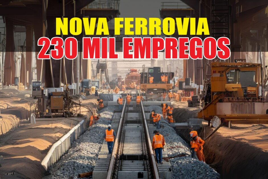 Investimentos de R$ 11,2 bilhões na construção de nova ferrovia promete gerar mais de 230 mil empregos, revolucionar a logística e tornar o Brasil líder global na exportação de commodities