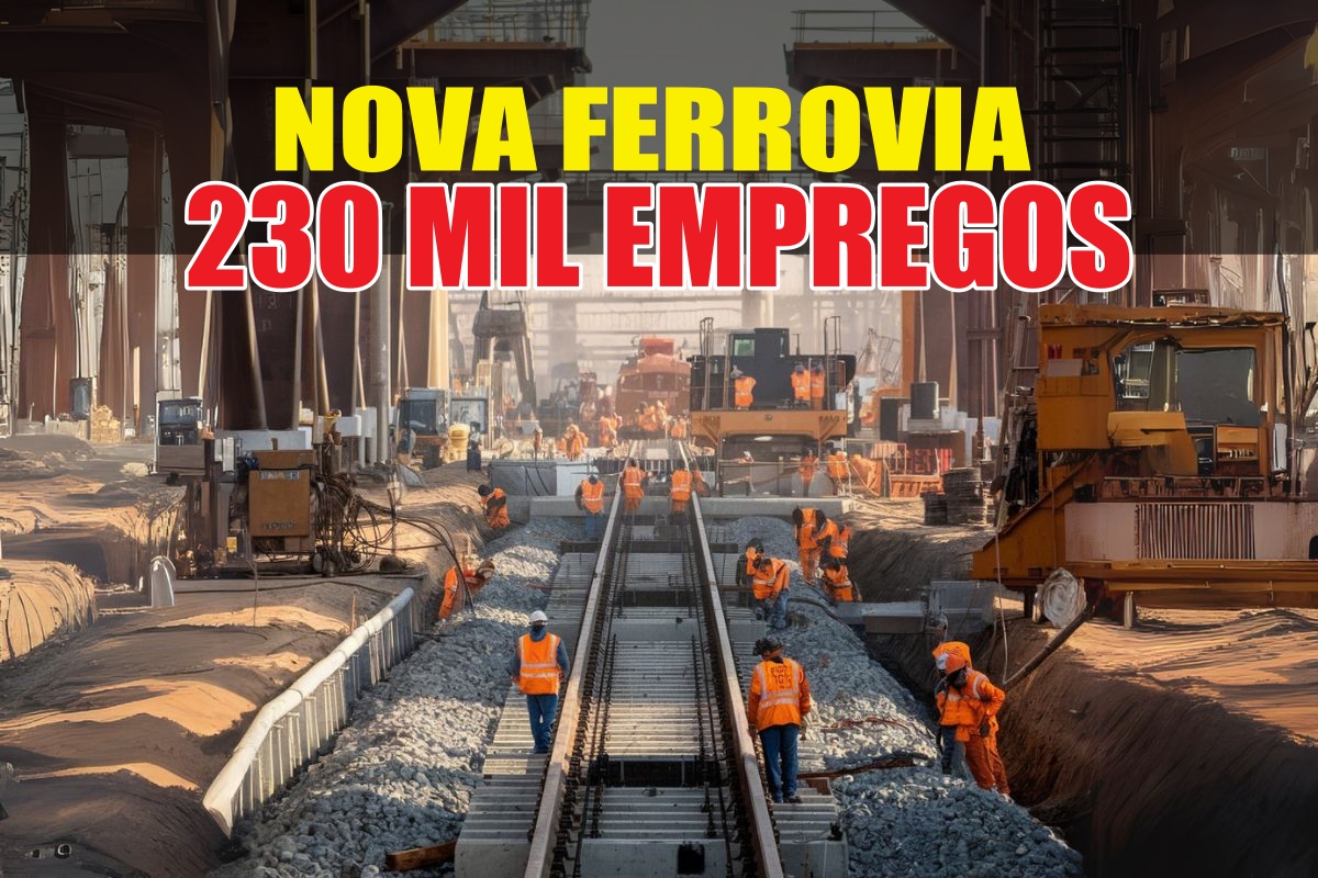 Investimentos de R$ 11,2 bilhões na construção de nova ferrovia promete gerar mais de 230 mil empregos, revolucionar a logística e tornar o Brasil líder global na exportação de commodities