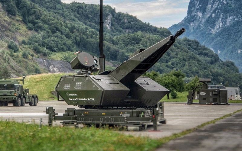 Exército da Itália investe em poderoso sistema de defesa antiaérea: Skynex equipado com radar 3D e canhão de 35 mm é a nova arma contra drones e mísseis