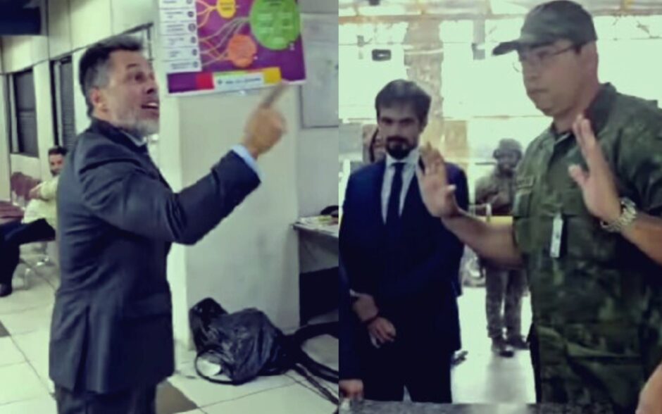 Oficial da Marinha é repreendido duramente em delegacia: “Pegue sua arma!”
