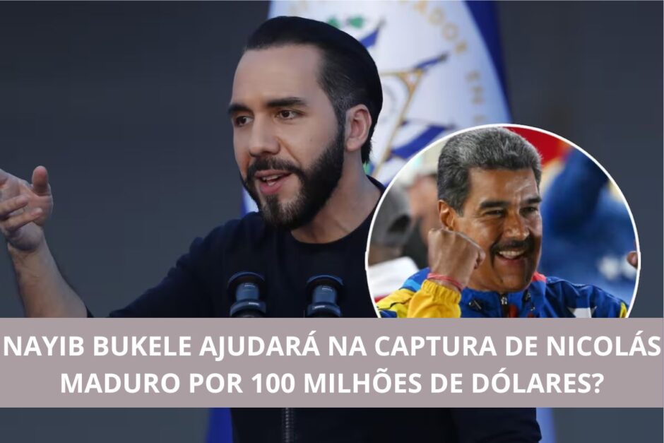 Estados Unidos avalia aumentar a recompensa por Nicolás Maduro para US$ 100 milhões: Fontes indicam que Nayib Bukele, presidente de El Salvador, pode estar colaborando com essa estratégia contra o regime chavista