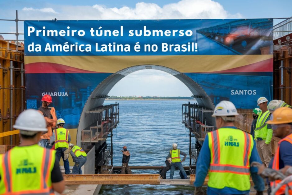 Brasil choca o mundo com a construção do primeiro túnel submerso da América Latina: investimento bilionário  promete gerar 9 mil empregos e revolucionar o transporte no país