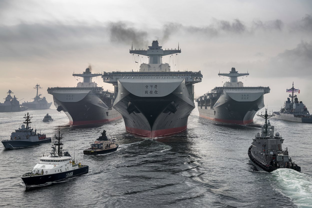 Alerta em Washington! “Frota sombra” chinesa é capaz de devastar navios de guerra americanos e coloca maior base naval dos EUA em risco com estratégia de integração civil-militar secreta