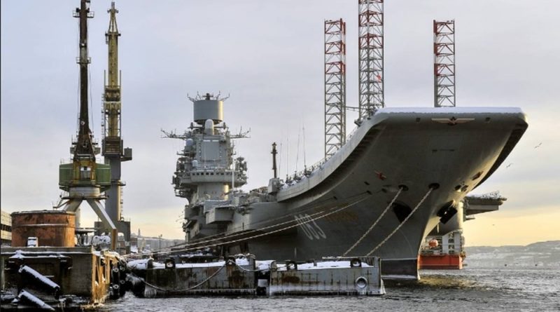 Rússia: uma potência sem porta-aviões! Com o Almirante Kuznetsov abandonado em reparos intermináveis, o país vê sua força naval desmoronar