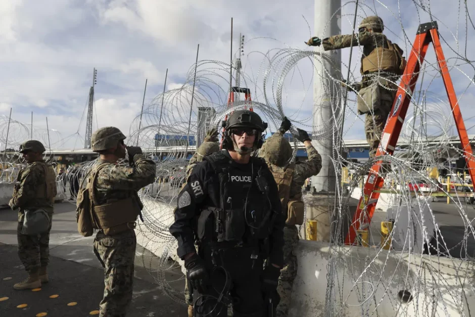 Estados Unidos mobiliza tropas militares na fronteira com o México