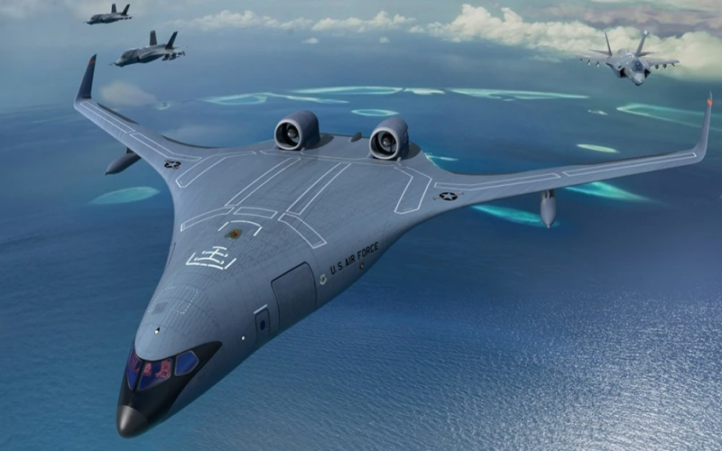 Força Aérea dos EUA revoluciona a aviação militar com protótipo de asa mista que promete mudar o futuro dos aviões-tanque