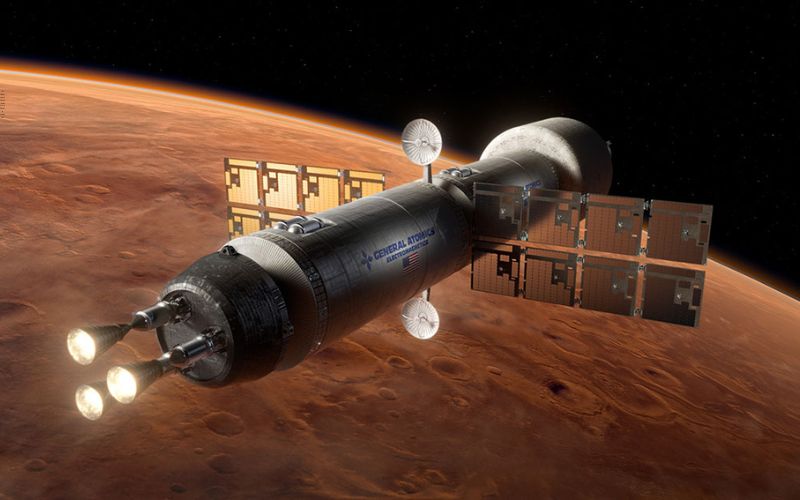 Marte em tempo recorde: NASA e General Atomics testam combustível nuclear que encurta jornada ao Planeta Vermelho de 6 meses para 45 dias