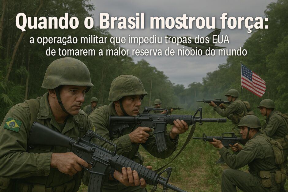 Confronto nas selvas do Brasil: como uma ação conjunta do Exército e da FAB barrou o avanço dos EUA sobre o nióbio