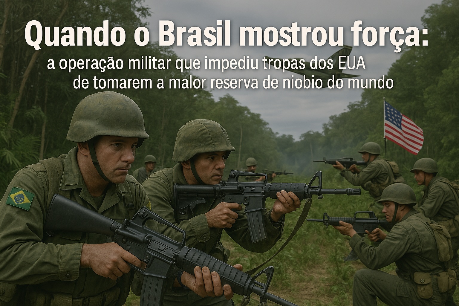 Confronto nas selvas do Brasil: como uma ação conjunta do Exército e da FAB barrou o avanço dos EUA sobre o nióbio