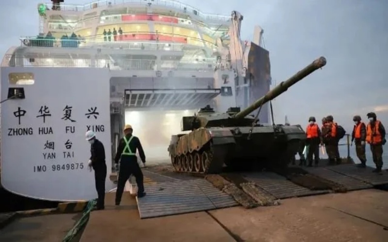 China revoluciona com a construção de barcaças anfíbias gigantes: Preparativos para Taiwan ou revolução militar?