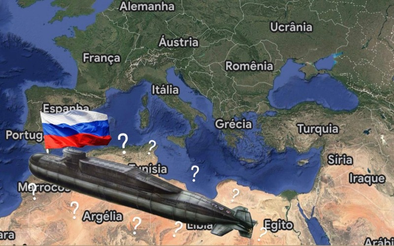 Marinha da Rússia enfrenta colapso estratégico: retirada do último submarino deixa a frota no Mediterrâneo vulnerável, impactando o poder naval e geopolítico global