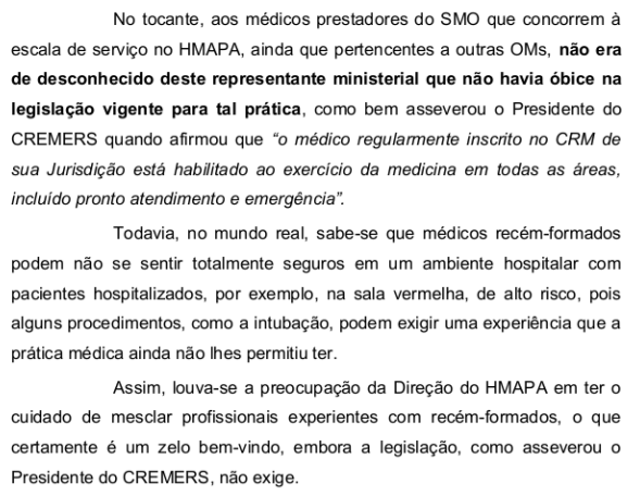 Apuração de denúncia sobre hospital militar em Porto Alegre