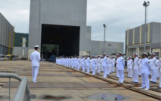 Base da Marinha em Itaguaí. Imagem Robson Augusto/RSM