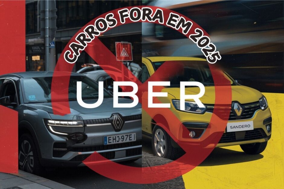 Uber lista os carros proibidos em 2025, incluindo HB20 e Renault Sandero, e vira pesadelo para os motoristas brasileiros: confira quais modelos saem de circulação!