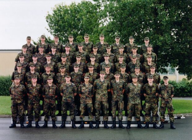 Pelotão do Exército Alemão. 