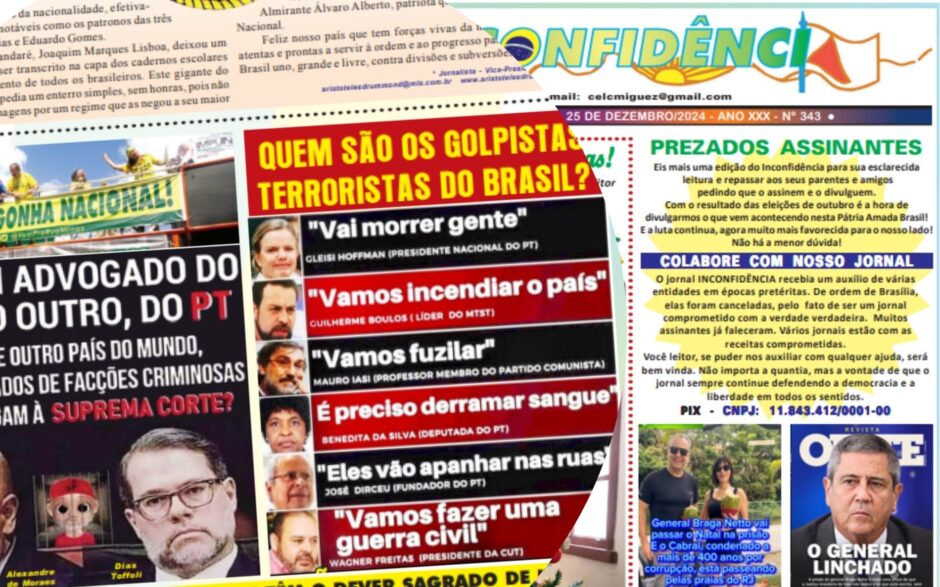 Jornal restrito que circula entre militares se comunica com a tropa “das antigas”