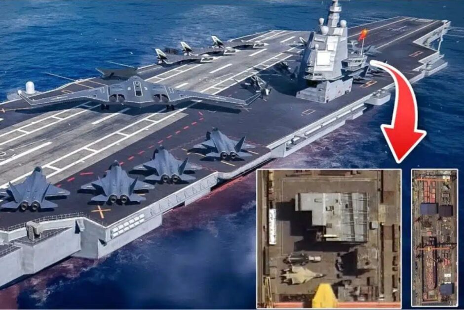 China avança com a construção do seu maior porta-aviões: o Type 004 terá propulsão nuclear, caças de última geração e planos para dominar os oceanos
