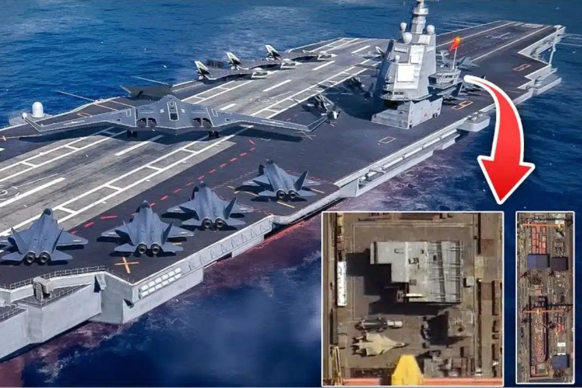 China avança com a construção do seu maior porta-aviões: o Type 004 terá propulsão nuclear, caças de última geração e planos para dominar os oceanos