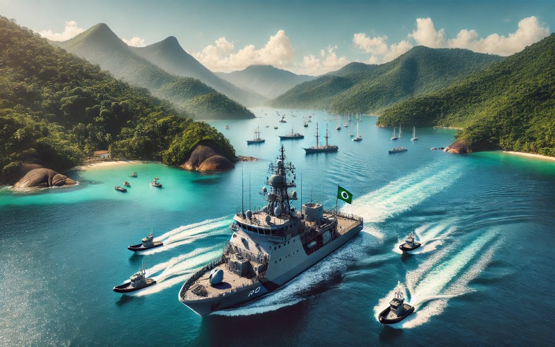 Marinha do Brasil reforça a segurança e a fiscalização com o Projeto ‘Costa Verde’ na Baía da Ilha Grande, badalada região costeira entre Sepetiba e Paraty, no Rio de Janeiro