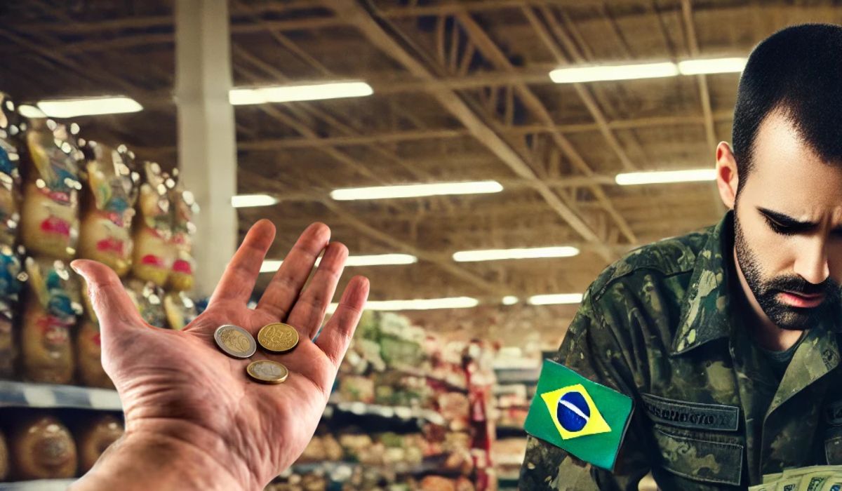Militares das Forças Armadas ficam 4,71% mais pobres em 2024: promessa de reajuste não cobre nem 1 ano de inflação e perda de poder de compra é inevitável