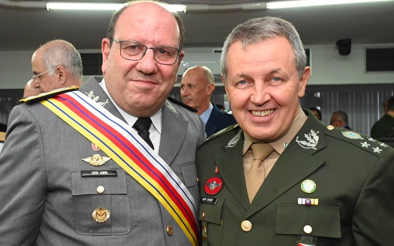 Com salário 80,2% maior do que na época de Comandante Militar do Sudeste, General de Exército Guido Amin Naves toma posse oficialmente como ministro do STM