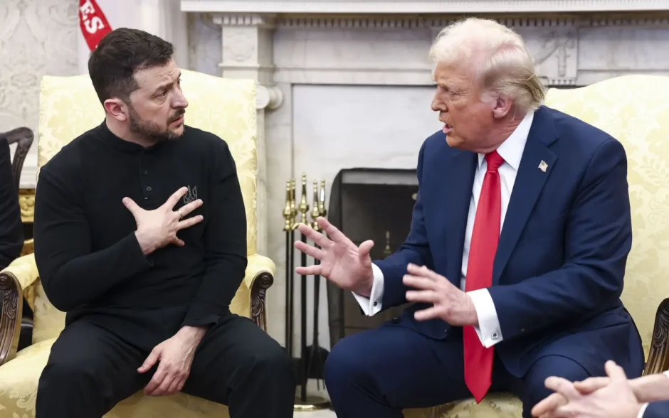 Briga no Salão Oval: Trump e Zelenskyy trocam farpas e estremecem relação EUA-Ucrânia; mundo reage