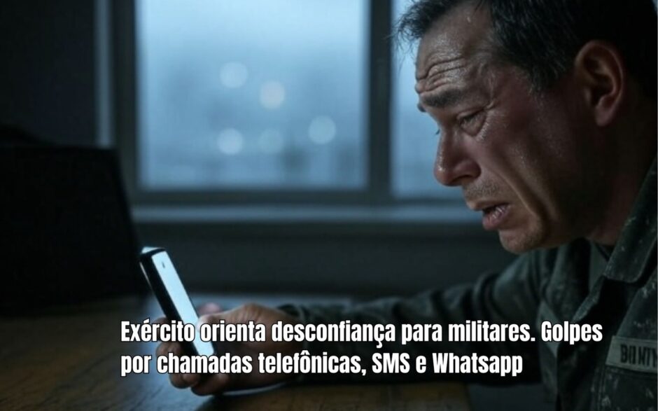 Exército orienta desconfiança para militares, principalmente em chamadas telefônicas sobre questões financeiras