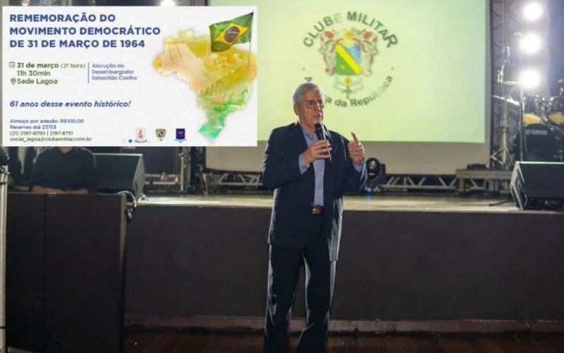 Em nota sobre 31 de março de 1964, clubes militares defendem revolução como ação institucional “sem arbítrio” e que seguiu “linha moral da justiça”