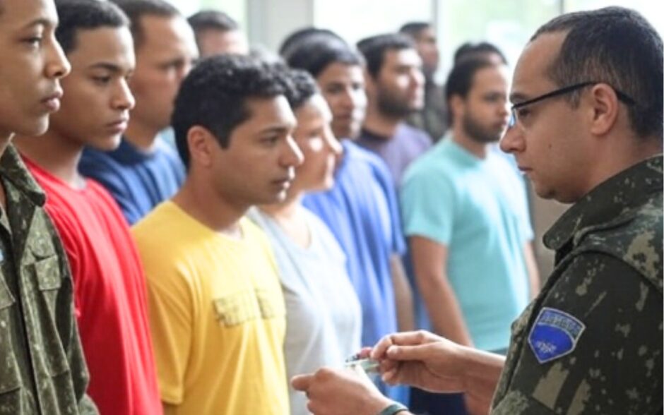 O “índice de distúrbio”, que é apurado pelo Exército nos jovens que se alistam para o Serviço Militar Inicial