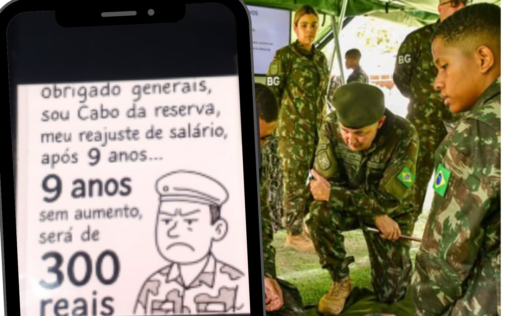 Militares estão inquietos e reclamam de percentual de reajuste que “sequer cobre a inflação”