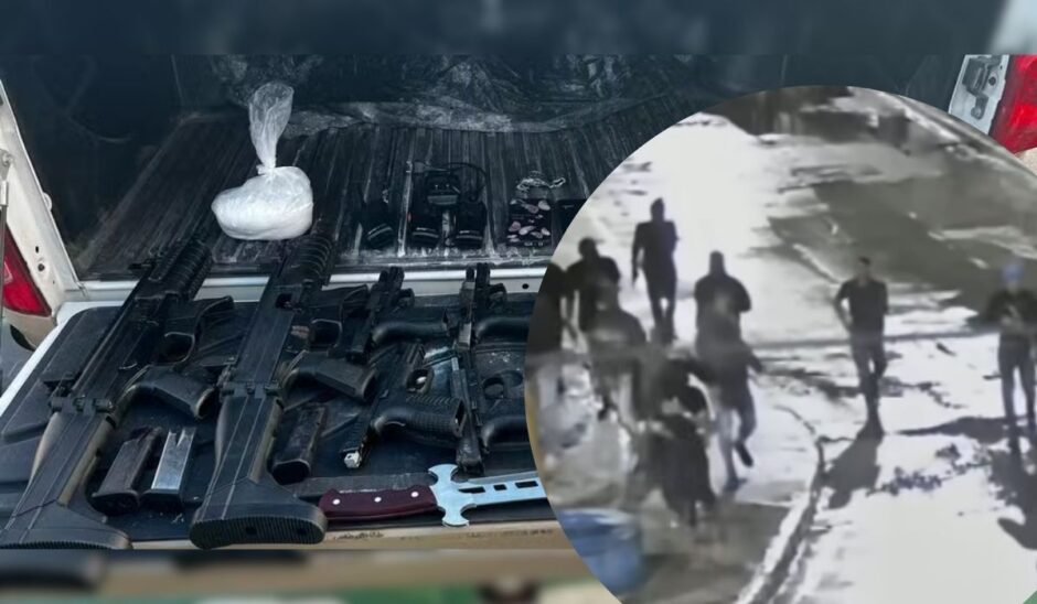 Guerra na Bahia: PM vence intenso confronto e neutraliza 12 homens fortemente armados sem nenhuma baixa e apreende verdadeiro arsenal de guerra