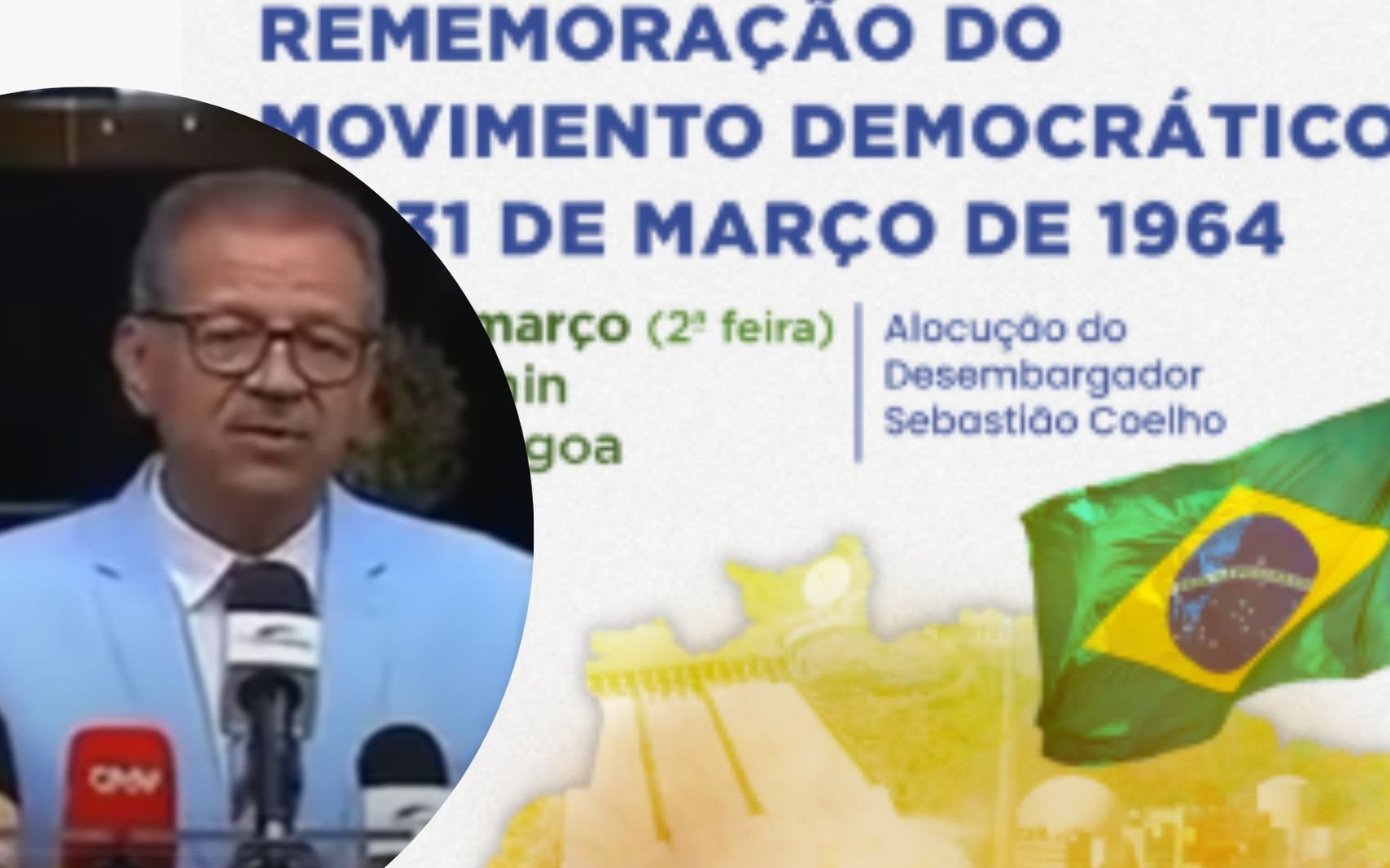Militares esperam discurso explosivo de Sebastião Coelho em 31 de março no Clube Militar
