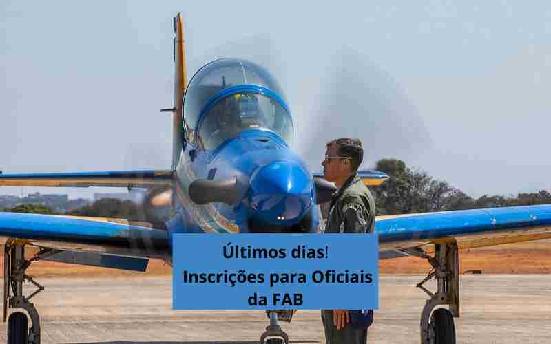 Últimos dias! Inscrições para Oficiais da FAB terminam na segunda, garanta sua vaga, salários de até R$14 mil