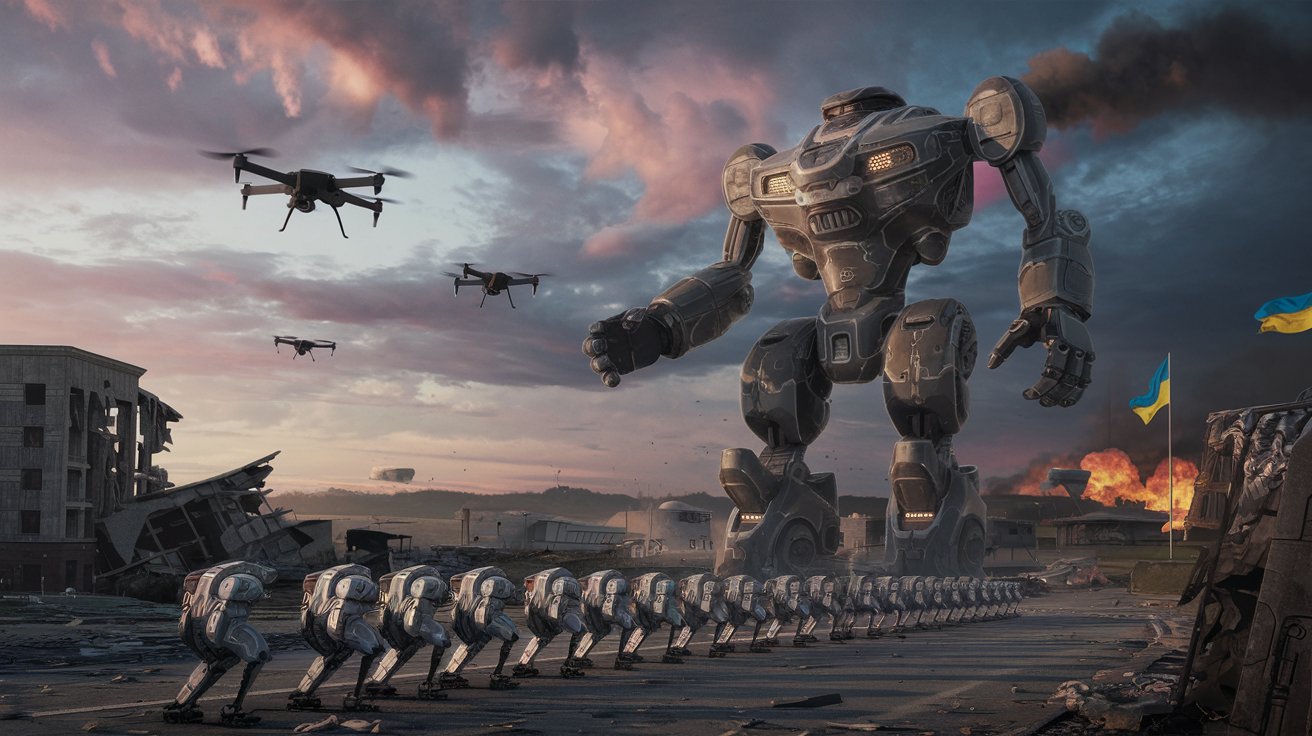 Guerra da Ucrânia marca revolução das batalhas militares! Campo de batalha com exército de robôs é tecnologia militar de ponta que pode mudar rumos do conflito e impactar negociações globais!