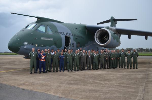 KC-390 da Força Aérea Brasileira. 