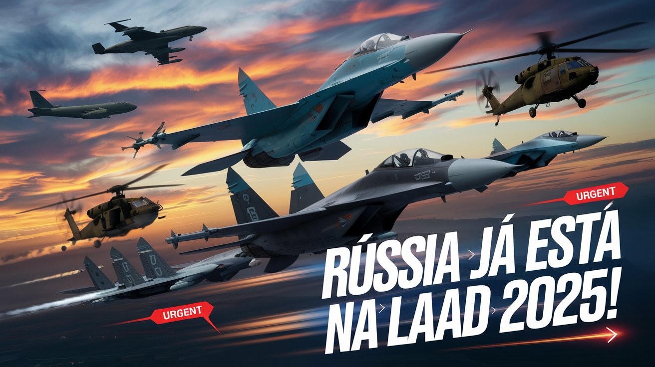 Rússia desembarca no Brasil para apresentar suas tecnologias militares de alto calibre, como o caça furtivo Sukhoi Su-57E, o caça Su-35, o cargueiro IL-76MD-90A, além dos helicópteros Mi-171Sh e Ka-52E com foco claro de ajudar na defesa da América Latina