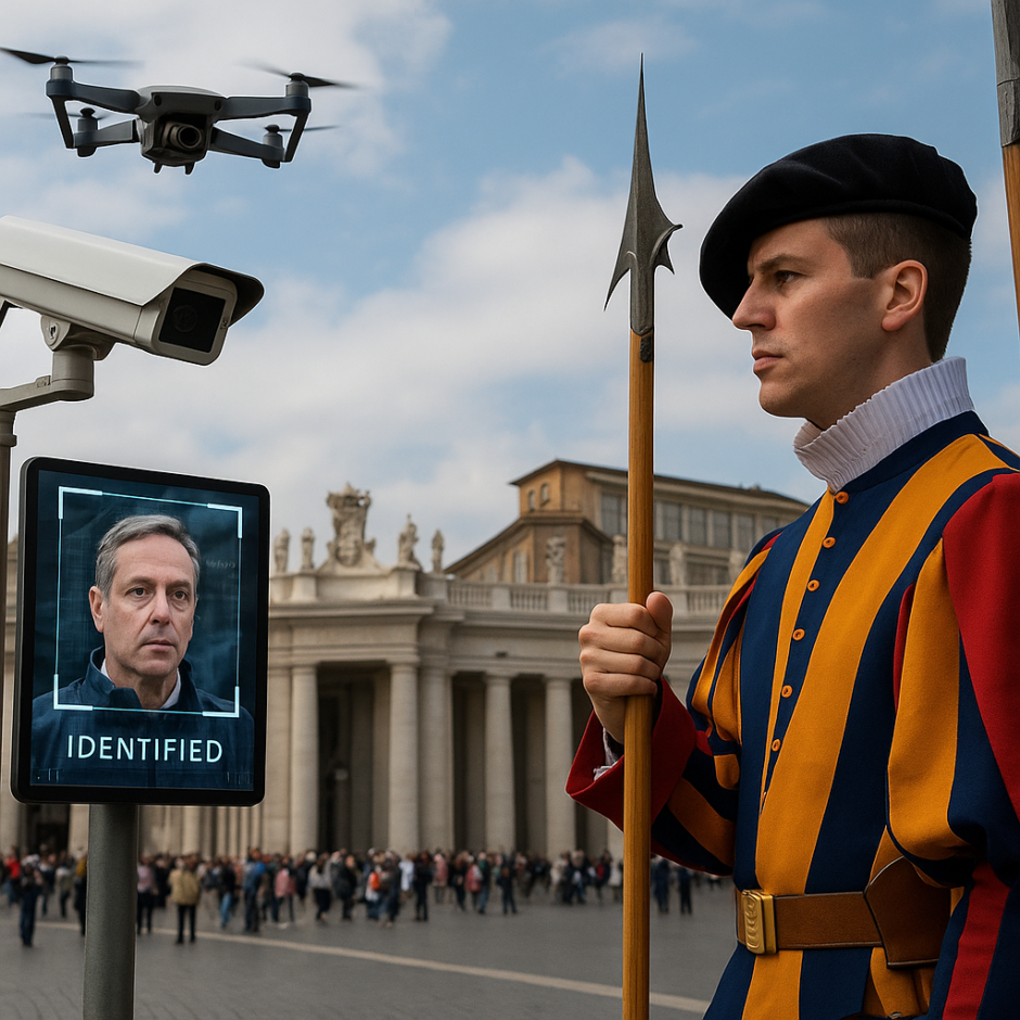 Descubra como o Vaticano modernizou sua segurança, implementando inteligência artificial, sensores de movimento e bloqueadores de sinal para proteger cardeais e informações sigilosas