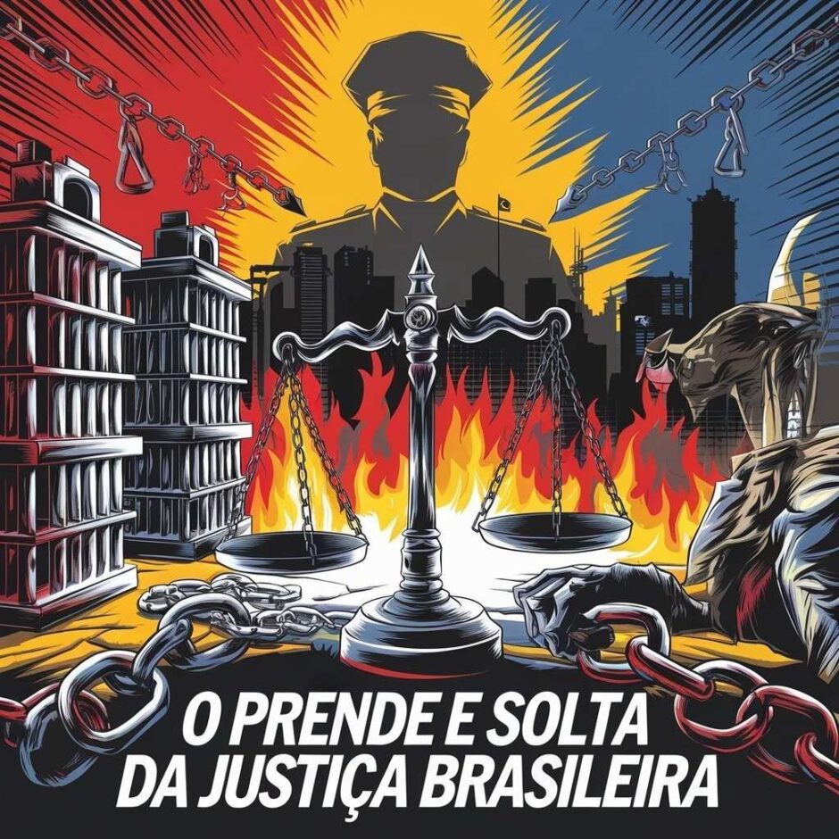Porta giratória do crime! Audiência de custódia está liberando presos e aumentando a violência no Brasil: a cada 10 presos, 4 são soltos em menos de 24h!