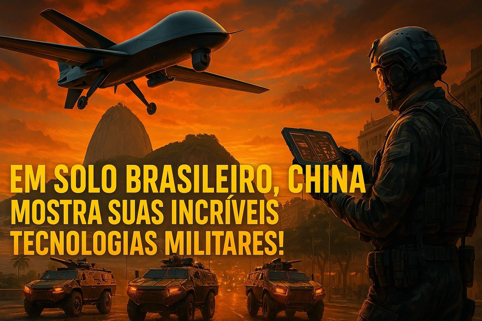 China exibe em solo brasileiro arsenal avançado e mostra a militares tecnologias nunca vistas no Ocidente