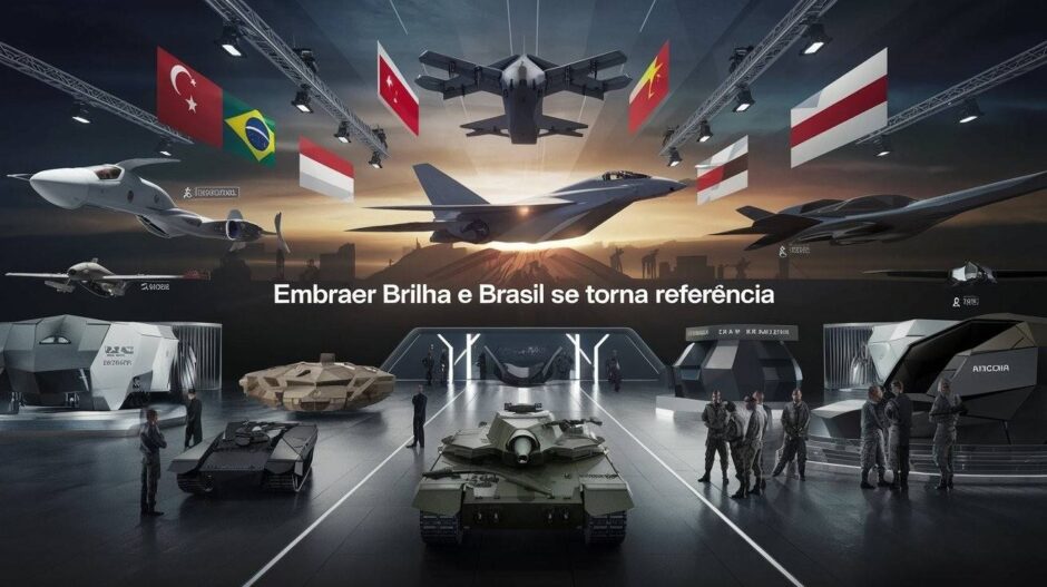 Brasil vira campo de batalha silenciosa entre potências na maior feira de armas da América Latina: Embraer brilha enquanto China, Rússia e Turquia disputam contratos bilionários