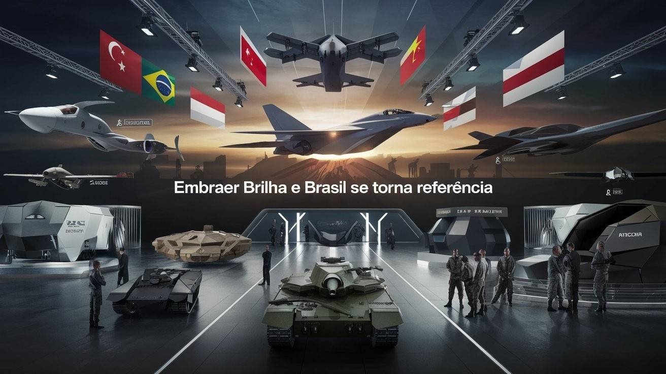 Brasil vira campo de batalha silenciosa entre potências na maior feira de armas da América Latina: Embraer brilha enquanto China, Rússia e Turquia disputam contratos bilionários