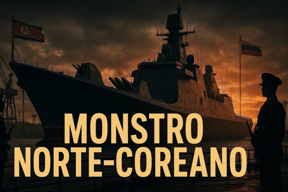 Satélites revelam segredo militar da Coreia do Norte: navio colossal de guerra que desafia sanções e ameaça o equilíbrio militar global