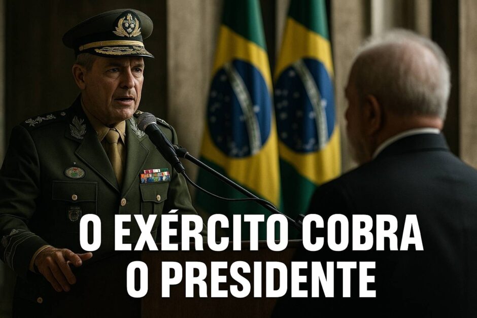 Comandante do Exército cobra por verbas e tenta recuperar a imagem neutra das forças armadas, afastando tropas da influência política