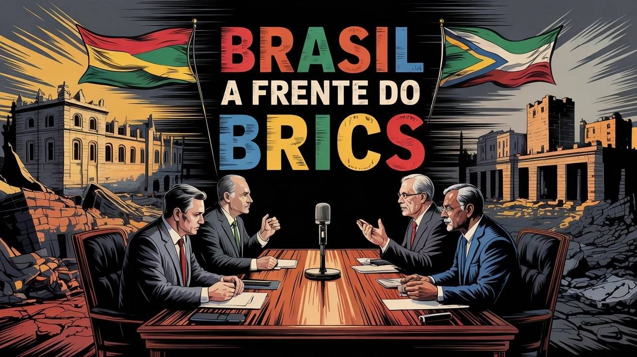 À frente dos Brics, Brasil exige retirada de Israel em Gaza e pressiona por nova ordem diplomática mundial