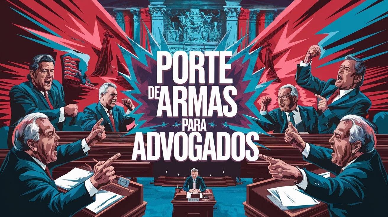 Nova lei quer liberar porte de armas para advogados! Ao todo, mais de 1,3 milhão de advogados podem ser beneficiados com a medida