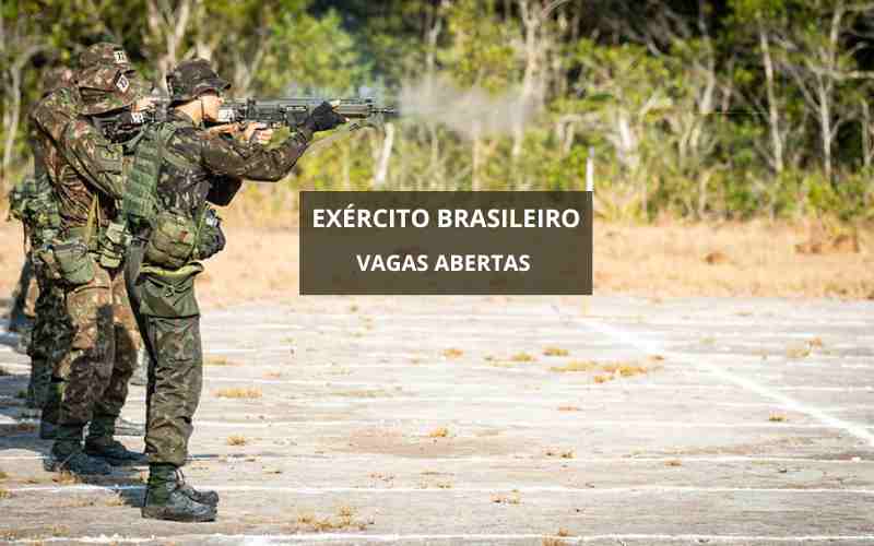 Exército convoca trabalhadores de até 40 anos, sem concurso, que possuem ensino médio e técnico