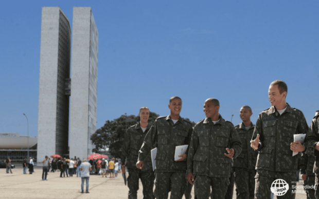 Militares do Exército em Brasília
